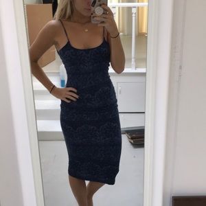 Novella royale navy blue bodycon dress